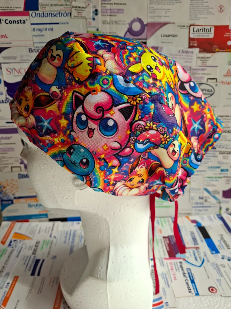 Gorro Quirúrgico Pokemon