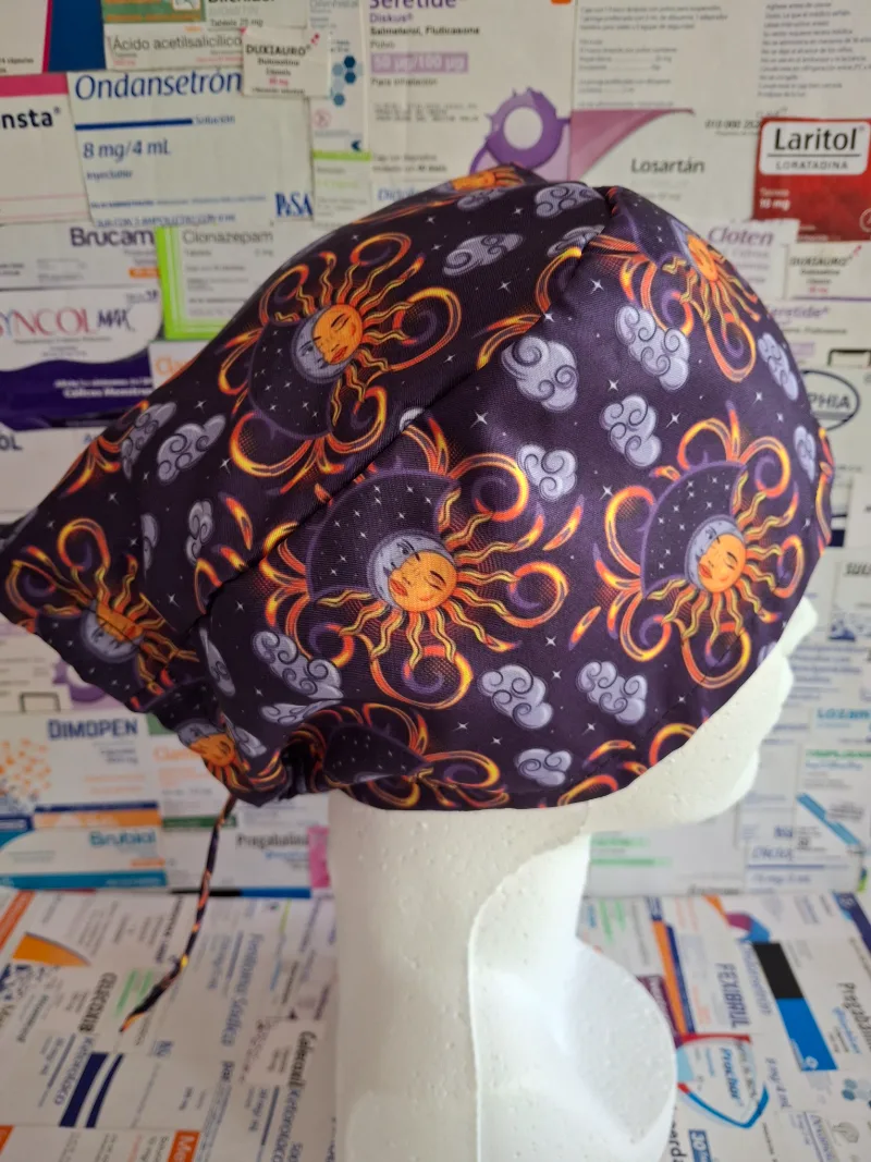 Gorro Quirúrgico Luna y Sol