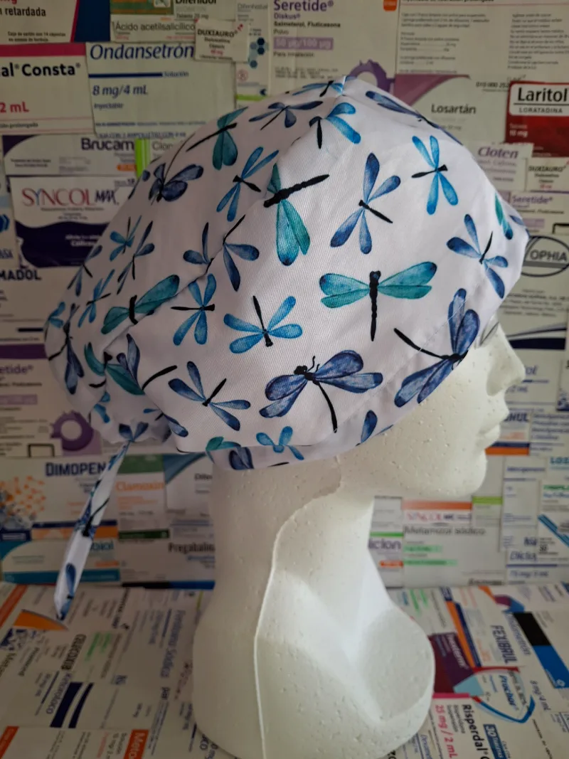 Gorro Quirúrgico Libélulas